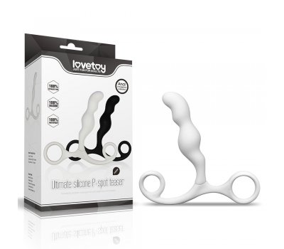 Массажер простаты Ultimate Silicone P-spot Teaser белый 9 см, Ø 2,2 см Массажер простаты Ultimate Silicone P-spot Teaser белый 9 см, Ø 2,2 см