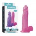 Фаллос на присоске Jelly Studs Crystal Dildo Large розовый