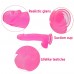 Фаллос на присоске Jelly Studs Crystal Dildo Large розовый