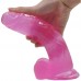Фаллос на присоске Jelly Studs Crystal Dildo Large розовый