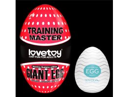 Мастурбатор большое красное яйцо Giant Egg Stamina Nodules Edition-foto4