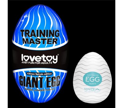 Мастурбатор большое яйцо Giant Egg Climax Spirals Edition Мастурбатор большое яйцо Giant Egg Climax Spirals Edition