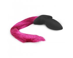Анальная пробка с хвостиком пони Pony Tail Pink, Ø 2 - 4 см-foto2