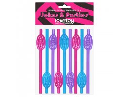 Трубочки для коктейлей Original Pussy Straws разноцветные Трубочки для коктейлей Original Pussy Straws разноцветные