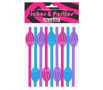 Трубочки для коктейлей Original Pussy Straws разноцветные Трубочки для коктейлей Original Pussy Straws разноцветные