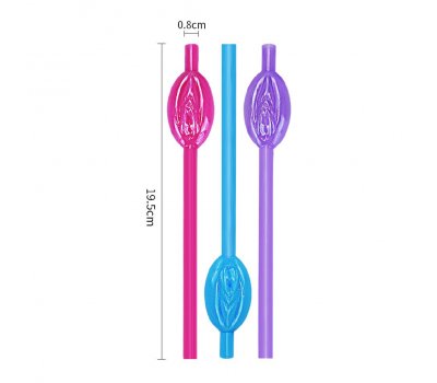 Трубочки для коктейлей Original Pussy Straws разноцветные Трубочки для коктейлей Original Pussy Straws разноцветные