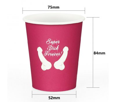 Стаканчики для вечеринки Super Dick Forever Bachelorette Стаканчики для вечеринки Super Dick Forever Bachelorette