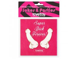 Салфетки для вечеринки Super Dick Forever Bachelorette