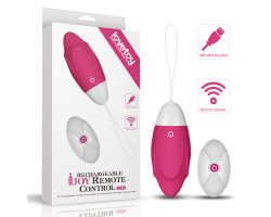Перезаряжаемое розовое виброяйцо IJOY Wireless Remote Control Rechargeable Egg