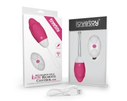 Перезаряжаемое розовое виброяйцо IJOY Wireless Remote Control Rechargeable Egg-foto3