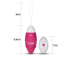 Перезаряжаемое розовое виброяйцо IJOY Wireless Remote Control Rechargeable Egg-foto6