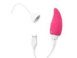 Перезаряжаемое розовое виброяйцо IJOY Wireless Rechargeable Egg-foto2