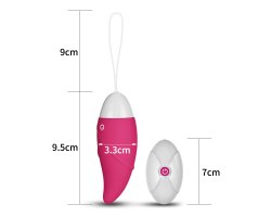 Перезаряжаемое розовое виброяйцо IJOY Wireless Rechargeable Egg-foto4