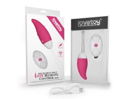 Перезаряжаемое розовое виброяйцо IJOY Wireless Rechargeable Egg-foto3