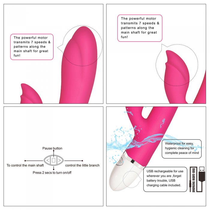 Перезаряжаемый вибратор Lovetoy Dreamer II, 21,5 см, Ø 3,5 см-foto9