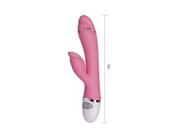 Перезаряжаемый розовый вибратор Lovetoy Dreamer II, 20,5 см, Ø 3,6 см-foto3