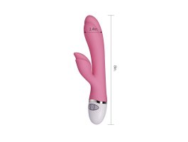 Перезаряжаемый розовый вибратор Lovetoy Dreamer II, 20,5 см, Ø 3,6 см-foto3