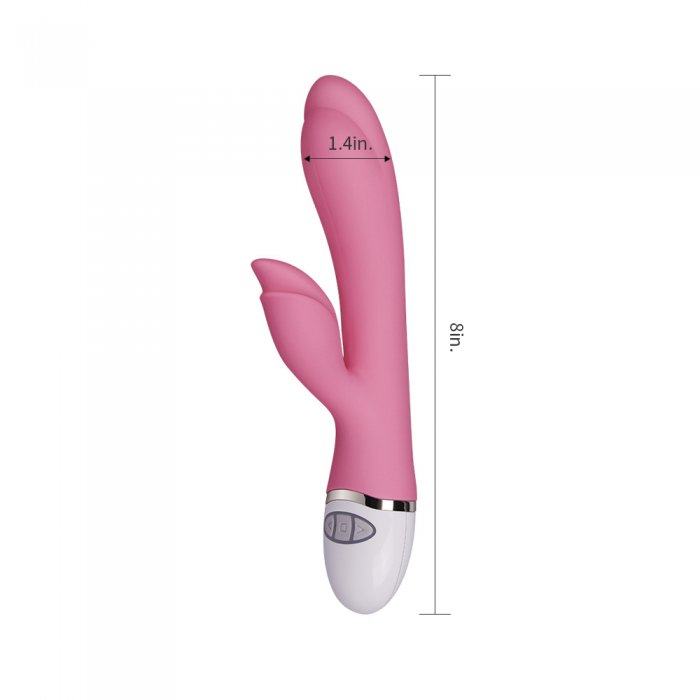 Перезаряжаемый розовый вибратор Lovetoy Dreamer II, 20,5 см, Ø 3,6 см-foto3