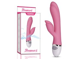 Перезаряжаемый розовый вибратор Lovetoy Dreamer II, 20,5 см, Ø 3,6 см Перезаряжаемый розовый вибратор Lovetoy Dreamer II, 20,5 см, Ø 3,6 см