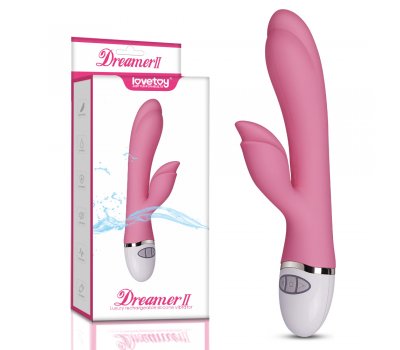 Перезаряжаемый розовый вибратор Lovetoy Dreamer II, 20,5 см, Ø 3,6 см Перезаряжаемый розовый вибратор Lovetoy Dreamer II, 20,5 см, Ø 3,6 см