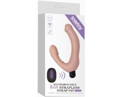 Перезаряжаемый страпон с дистанционным пультом Rechargeable IJOY Strapless Strap on-foto2