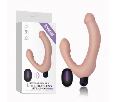 Перезаряжаемый страпон с дистанционным пультом Rechargeable IJOY Strapless Strap on Перезаряжаемый страпон с дистанционным пультом Rechargeable IJOY Strapless Strap on
