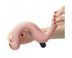 Перезаряжаемый страпон с дистанционным пультом Rechargeable IJOY Strapless Strap on-foto6