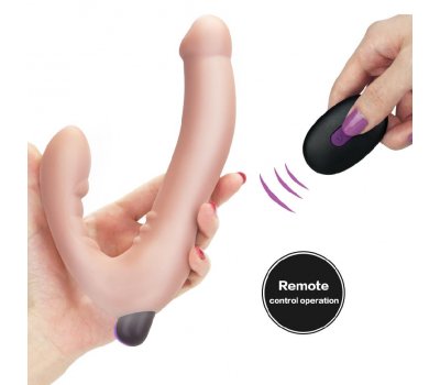 Перезаряжаемый страпон с дистанционным пультом Rechargeable IJOY Strapless Strap on Перезаряжаемый страпон с дистанционным пультом Rechargeable IJOY Strapless Strap on