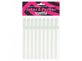 Трубочки для коктейлей Original Willy Straws светящиеся Трубочки для коктейлей Original Willy Straws светящиеся