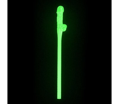 Трубочки для коктейлей Original Willy Straws светящиеся Трубочки для коктейлей Original Willy Straws светящиеся