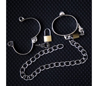 Оковы металлические с цепочкой