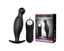 Втулка анальная с вибрацией Special Anal Stimulation, Ø 3,2 см Втулка анальная с вибрацией Special Anal Stimulation, Ø 3,2 см