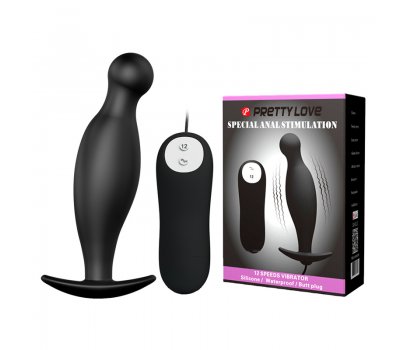 Втулка анальная с вибрацией Special Anal Stimulation, Ø 3,2 см Втулка анальная с вибрацией Special Anal Stimulation, Ø 3,2 см