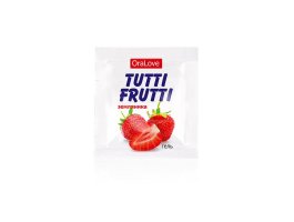 Оральный гель «TUTTI-FRUTTI ЗЕМЛЯНИКА» в миниатюре, 4 гр