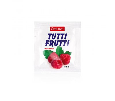 Оральный гель «TUTTI-FRUTTI МАЛИНА» в миниатюре, 4 гр Оральный гель «TUTTI-FRUTTI МАЛИНА» в миниатюре, 4 гр