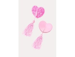 Розовые пэстисы в форме сердец с розами-foto2
