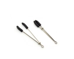 Классические серебристые зажимы из металла