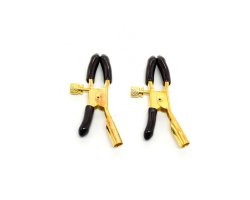 Золотистые зажимы для сосков из металла