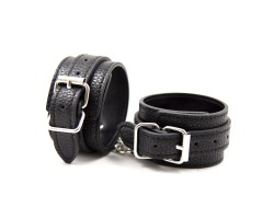 Классические BDSM черные наручники