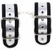 Серебристые BDSM поножи Серебристые BDSM поножи