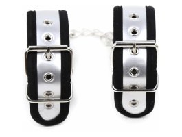 Серебристые BDSM наручники-foto5