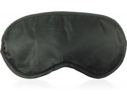 Классическая черная маска на резинках