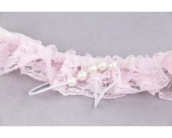 Сексуальные розовые стринги с бусинами-foto2