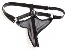 Мужские стринги с прозрачной вставкой-foto5