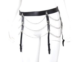 Пояс для чулок с цепочками-foto3