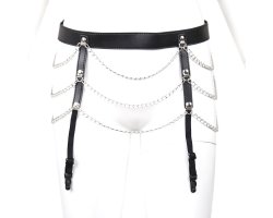 Пояс для чулок с цепочками