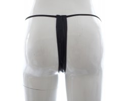 Сексуальные черный стринги с цепочкой-foto4