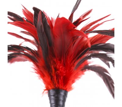 Тиклер с красно-черными перьями, 35 см