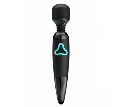 Вибромассажер Pretty Love Body Wand с 7 функциями вибрации черный Вибромассажер Pretty Love Body Wand с 7 функциями вибрации черный
