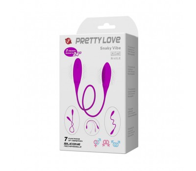 Оригинальный двойной вибростимулятор Pretty Love Snaky Оригинальный двойной вибростимулятор Pretty Love Snaky